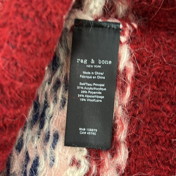 NWT Rag & Bone Fran Sport Crew - Picture 5 of 5